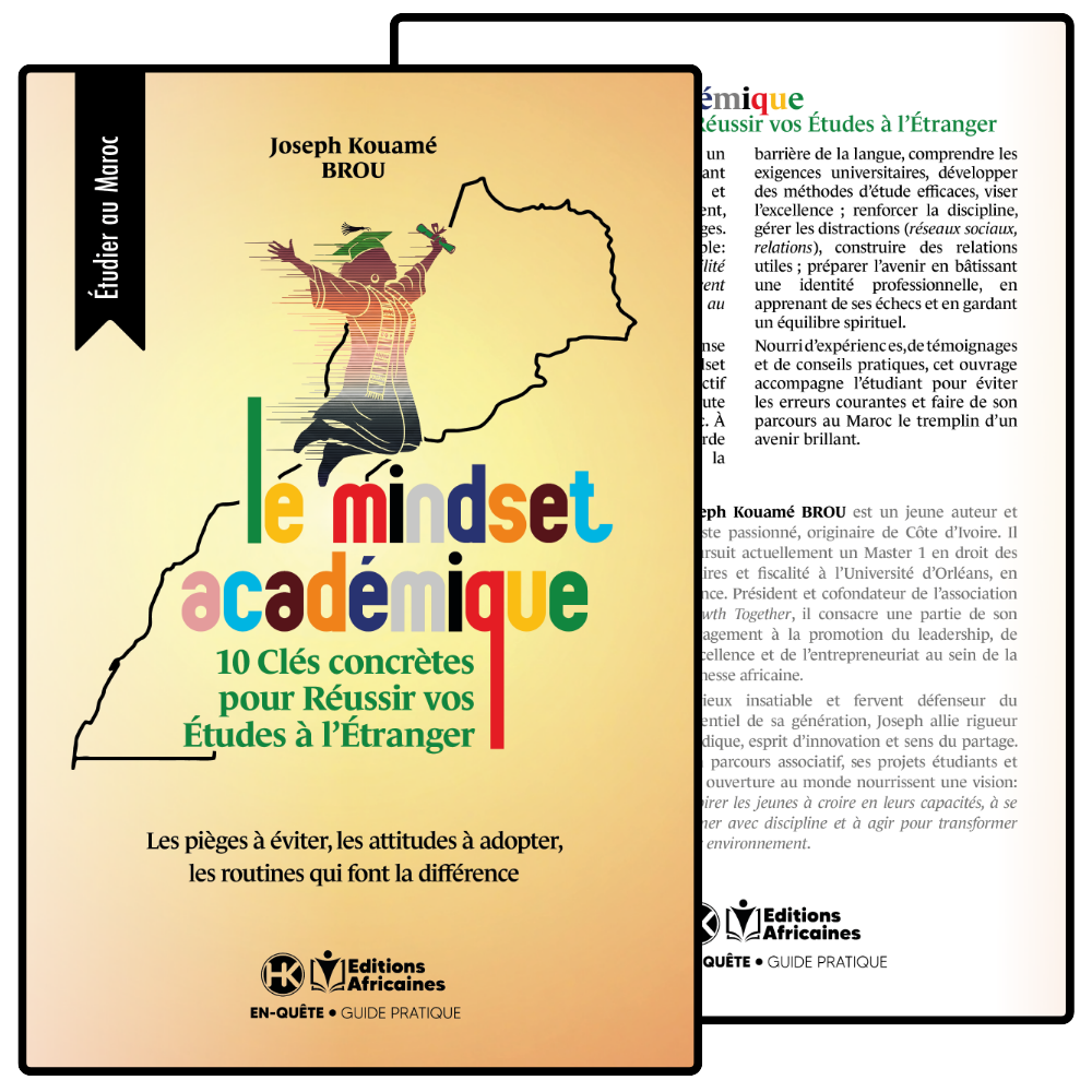 Le Mindset Académique – Joseph Kouamé BROU – Guide pour réussir ses études au Maroc - Ebook – Image 2