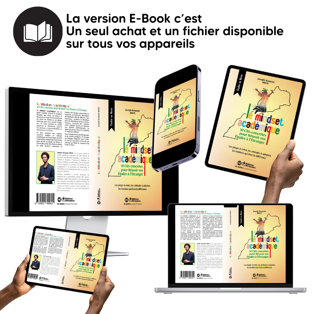 Le Mindset Académique – Joseph Kouamé BROU – Guide pour réussir ses études au Maroc - Ebook – Image 4